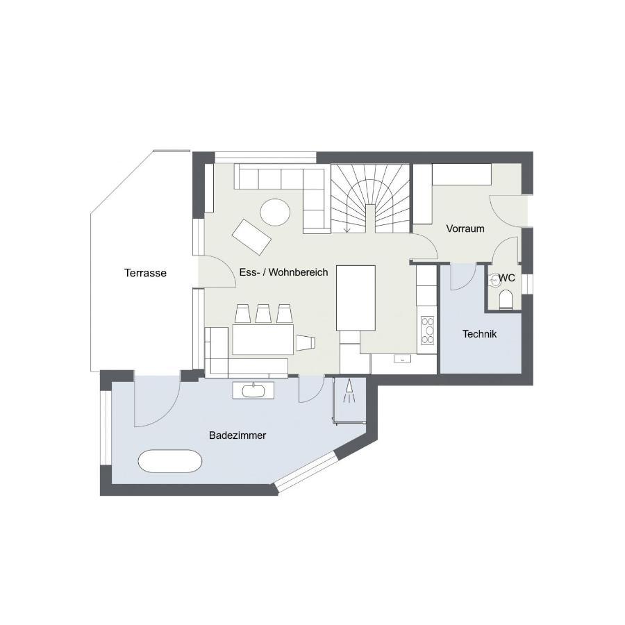 סנט לורנזן אוב מוראו Hillside Chalet Kreischberg מראה חיצוני תמונה